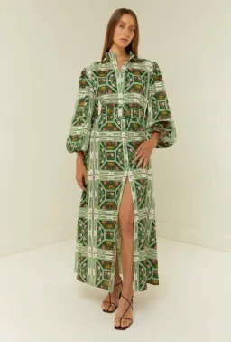 Palm Noosa Noddy Dress Size 14 Flora Tile for rent on The Volte - image 5