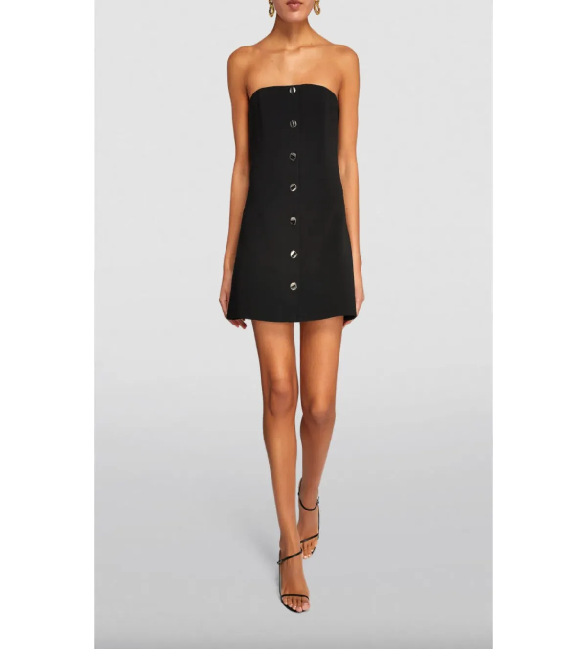 Viktoria and Woods Succession Dress Black Size AU 10  for rent on The Volte - main image