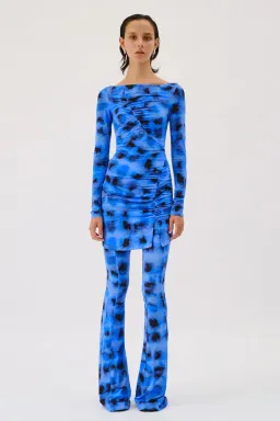 Suboo Shibori Gathered Pants Blue Size 8/S for rent on The Volte - image 4