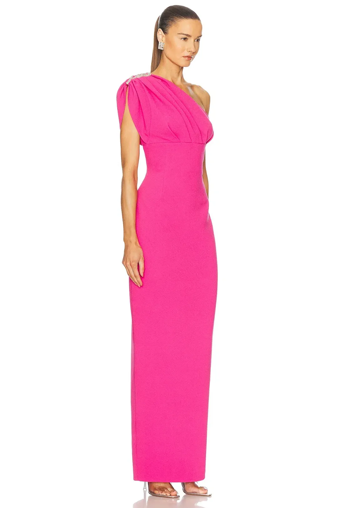Rachel Gilbert Winnie Gown in Hot Pink Size 8 for rent on The Volte - main image