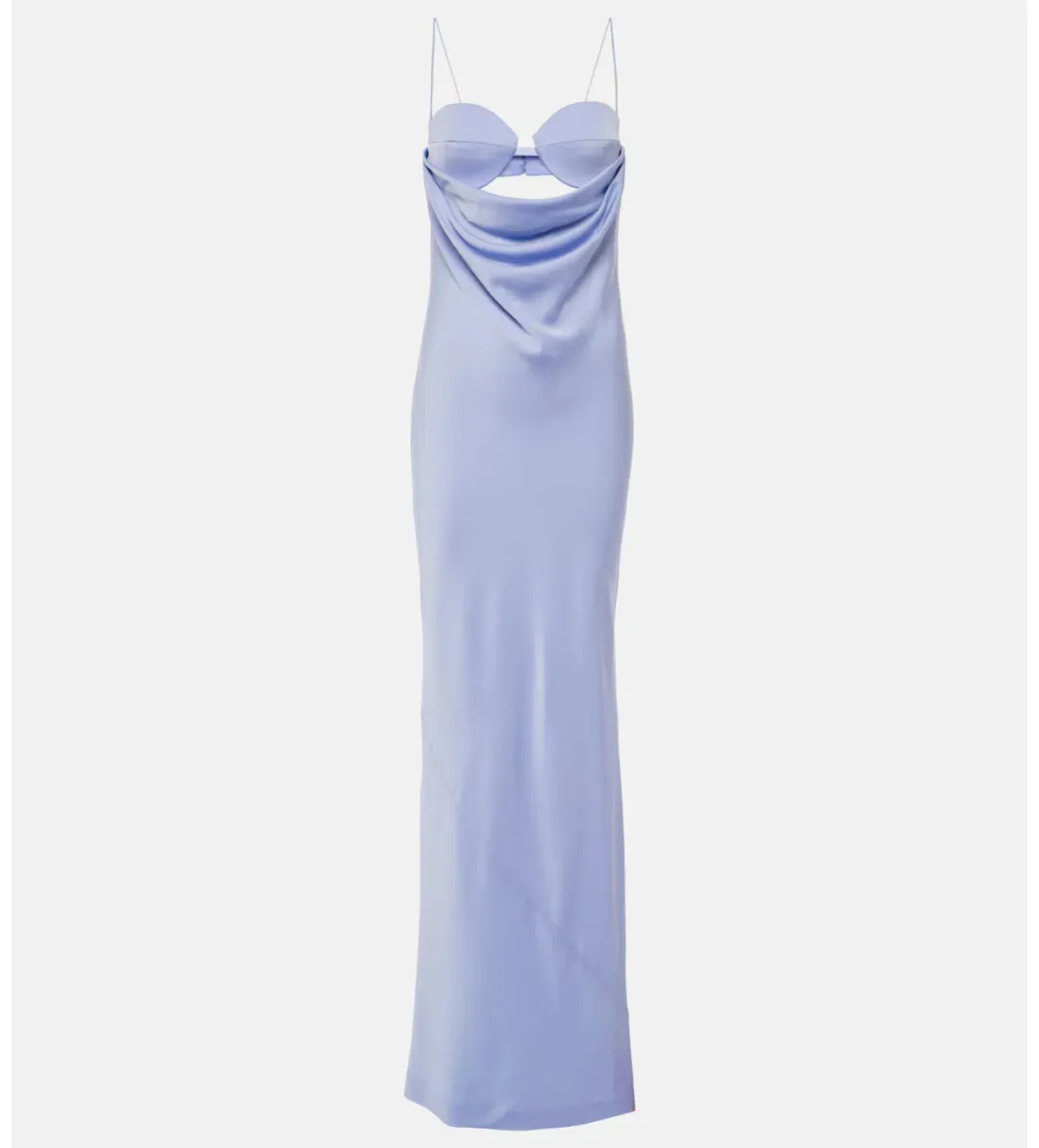Alex Perry Cutout Draped Satin Crêpe Gown Size AU 10 for rent on The Volte - main image