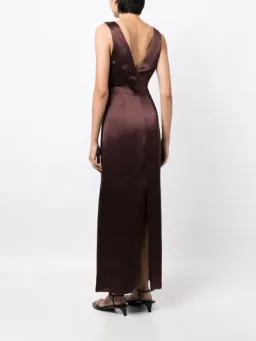 Anna Quan Isabelle Dress Brown Size 10  for rent on The Volte - image 2
