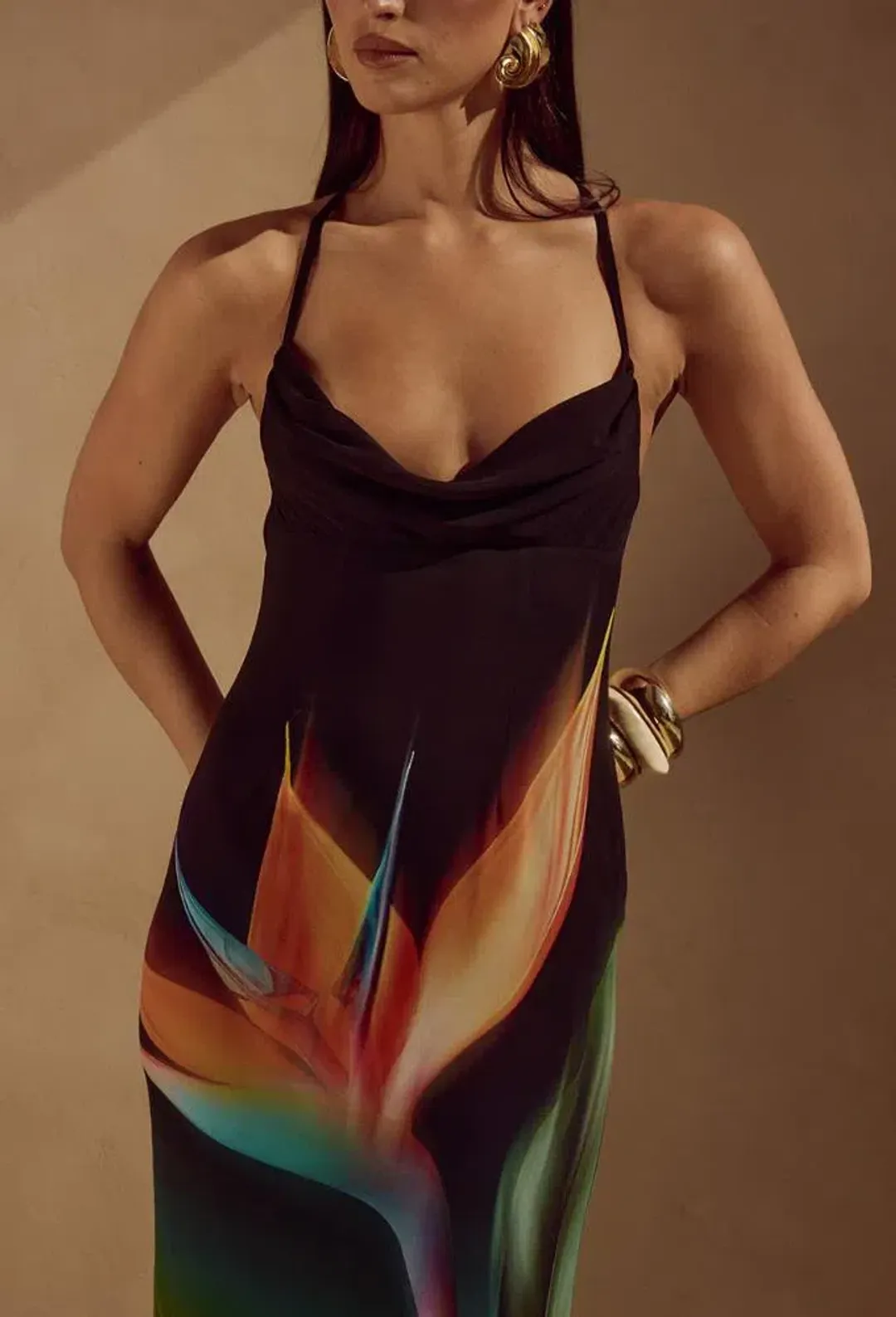 Runaway The Label Lorelai Paradise Maxi Dress Multi Size 6/XS for rent on The Volte - main image