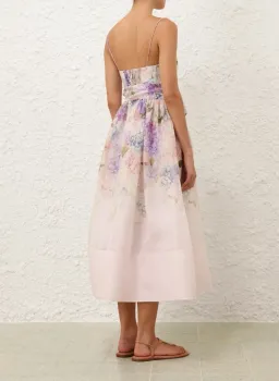 Zimmermann Dawning Corset Dress Floral Print Size 2/AU Size 12  for rent on The Volte - image 3