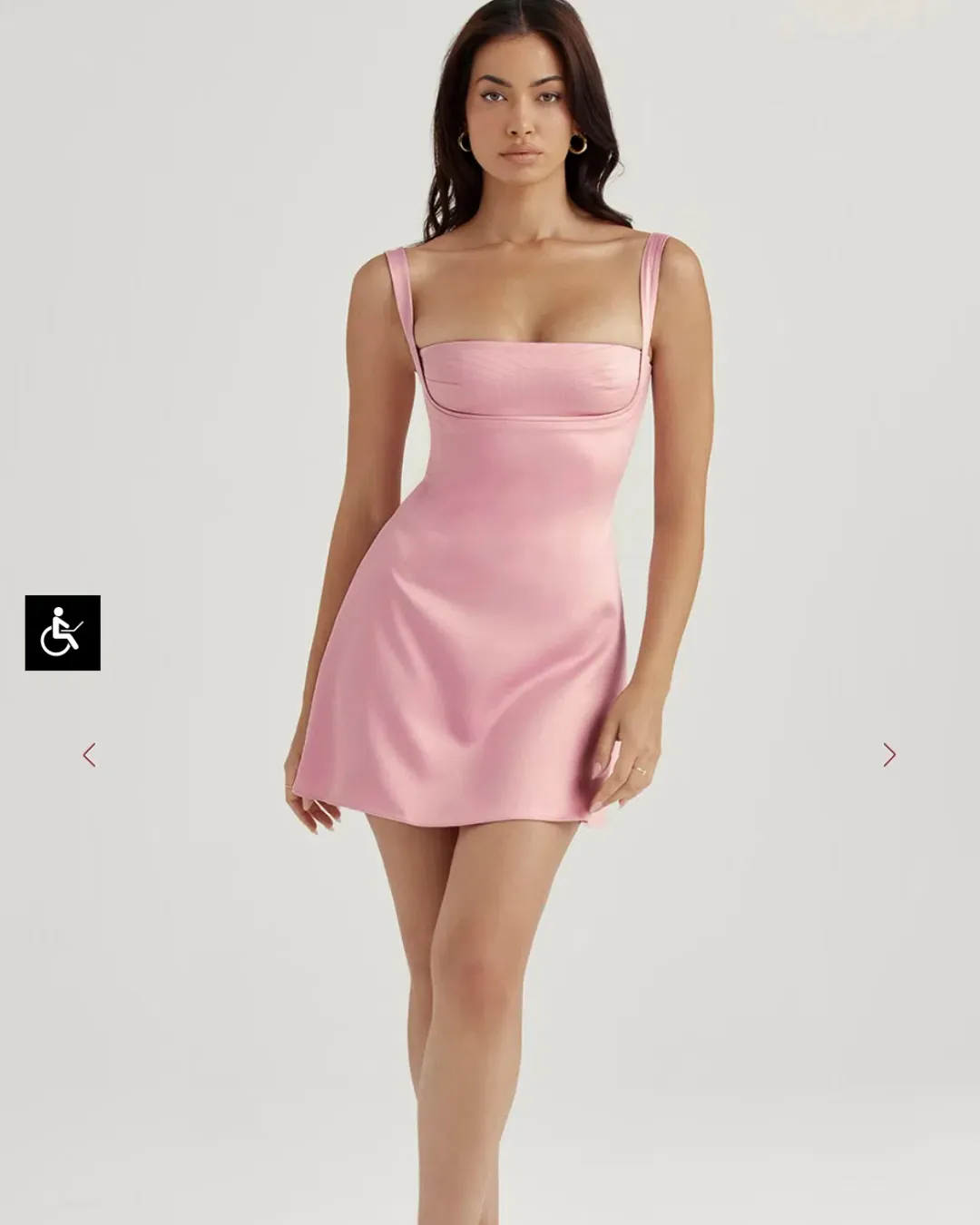 House of CB Kara Mini Dress Pink Quartz AU 12-14 for rent on The Volte - main image