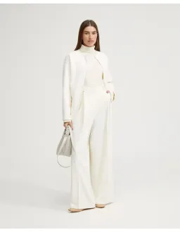 Oxford Sabine Wool Rich Unlined Coat White Size M / Size AU 12 for rent on The Volte - image 1