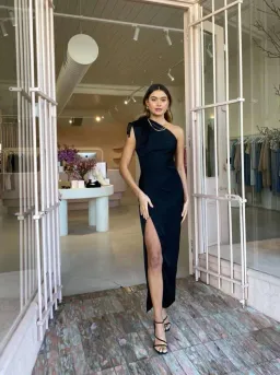 By Johnny One Shoulder Jasmine Dress Size AU 10 for rent on The Volte - image 1
