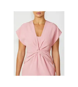 Anthea Crawford Kyla Midi Dress Pink Size AU 16 for rent on The Volte - image 3