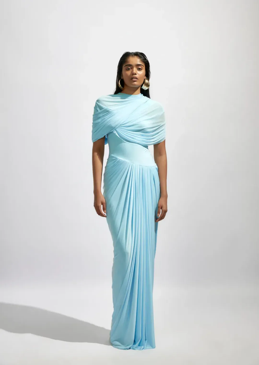 Deme by Gabriella Jasmine Gown Blue Size 8 for rent on The Volte - main image
