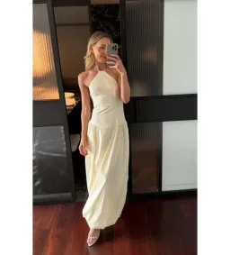 Sir the Label Florent Gown Cream Size 0/AU 6 for rent on The Volte - image 2