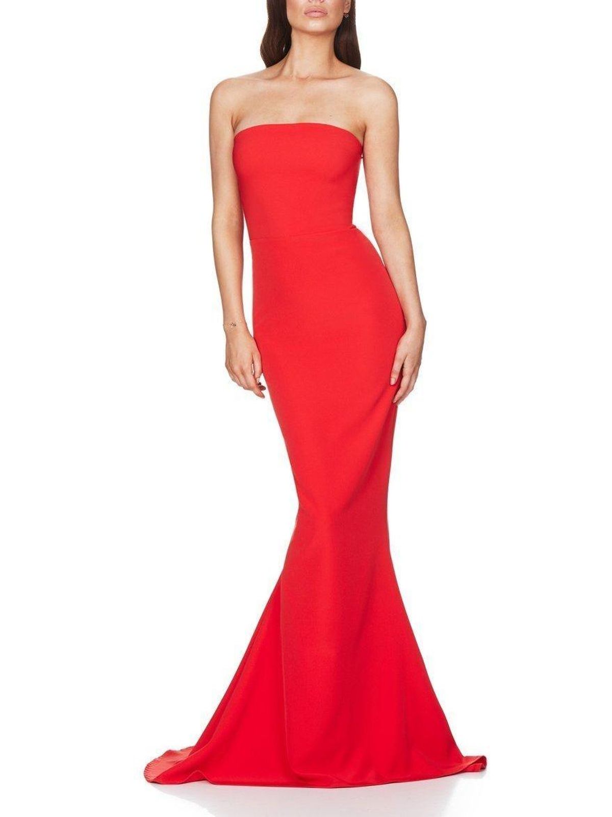 Love Nookie Angelina Gown in Cherry size 6 for rent on The Volte - main image