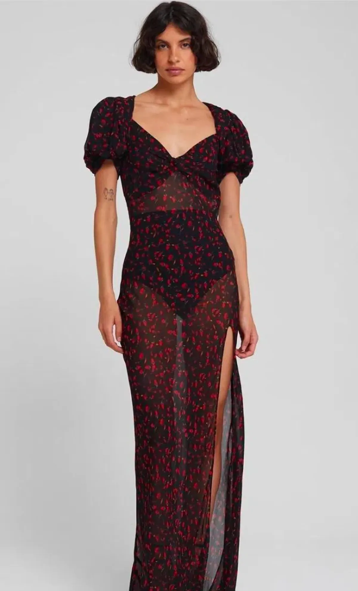 RAT AND BOA MAGNOLIA FLORAL DRESS SIZE 10 for rent on The Volte - main image