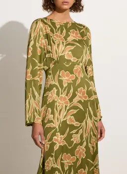 Faithfull Da Cova Maxi Green Floral Size 8 for rent on The Volte - image 4