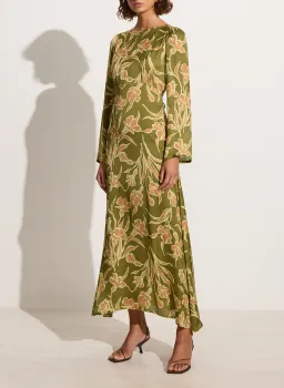 Faithfull Da Cova Maxi Green Floral Size 8 for rent on The Volte - image 5