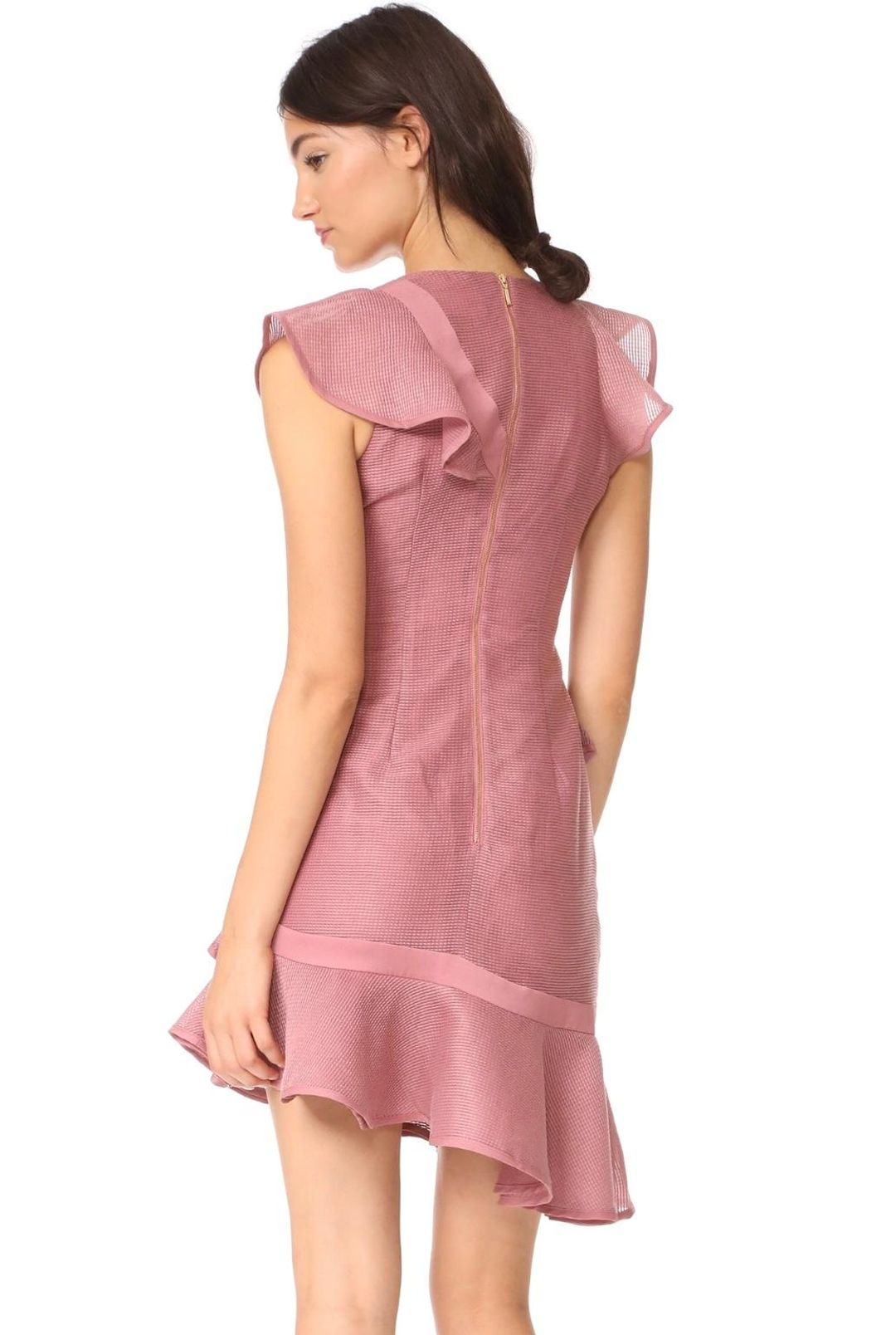 Keepsake Flashing Lights Mini Dress Pink Size 12 for rent on The Volte - main image