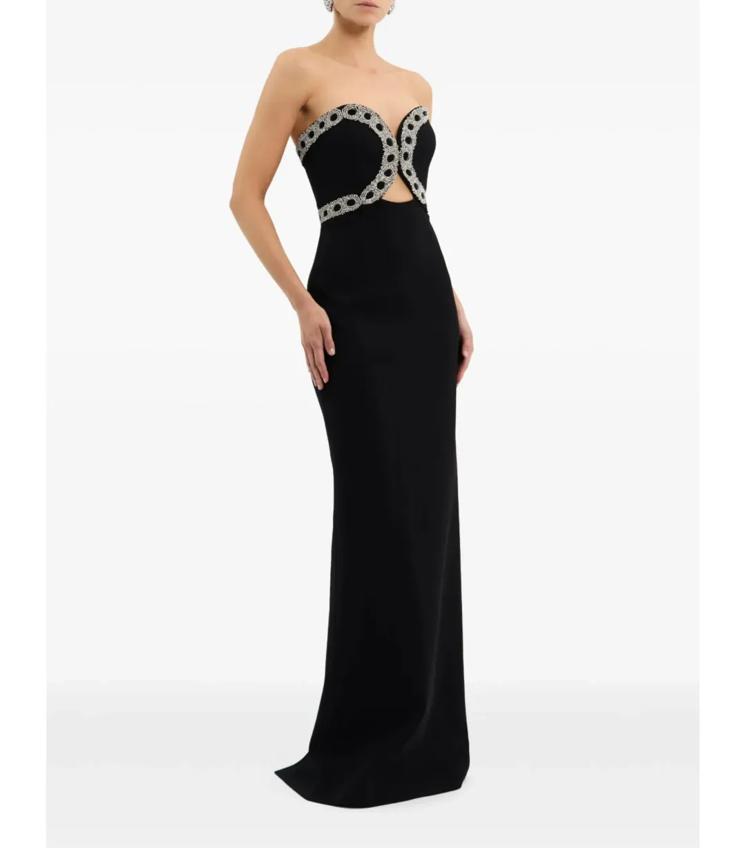 Rebecca Vallance Celinda Gown Black Size 12 for rent on The Volte - main image