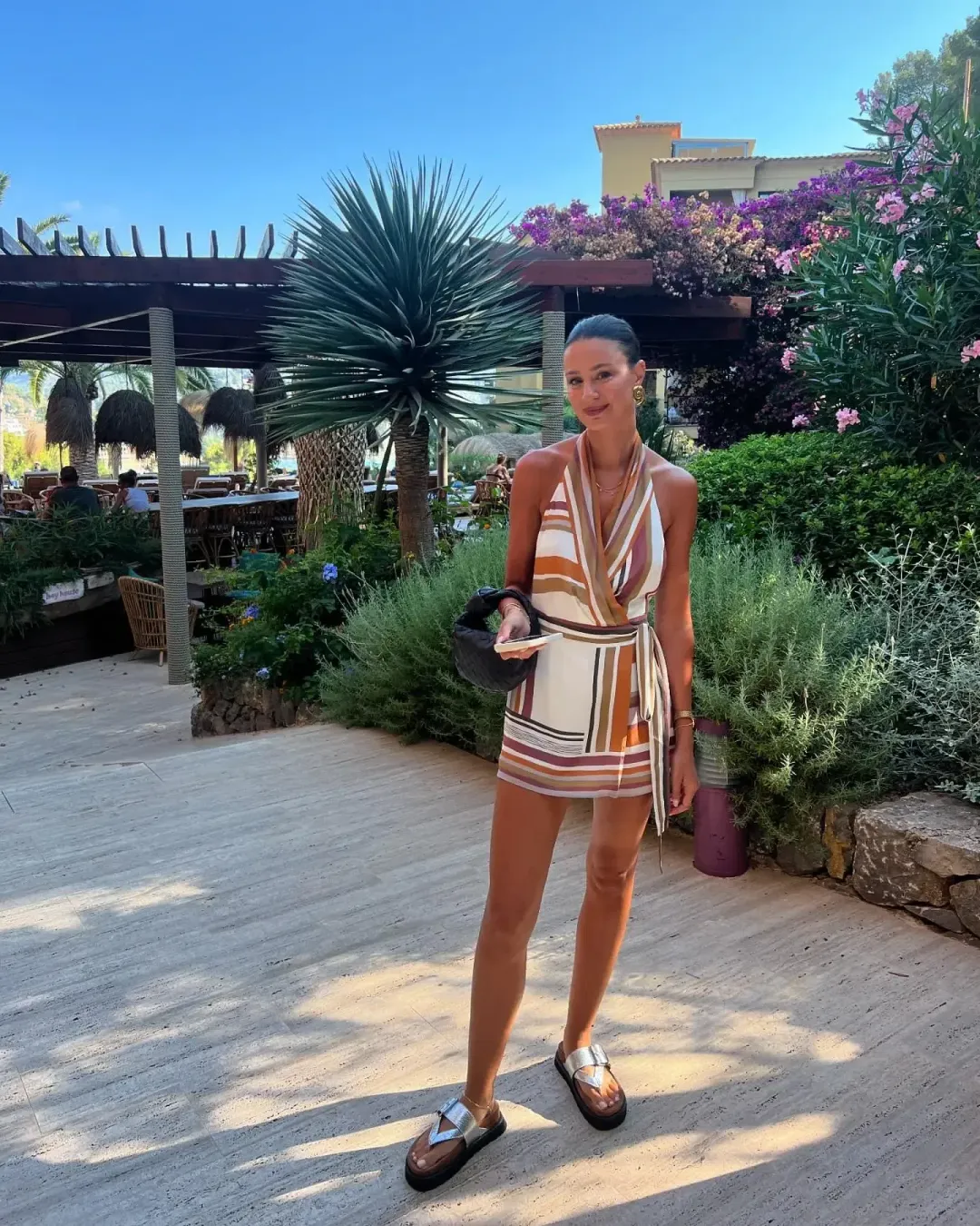 Sir The Label Caprera Wrap Mini Dress- Size 3 / AU 12 for rent on The Volte - main image