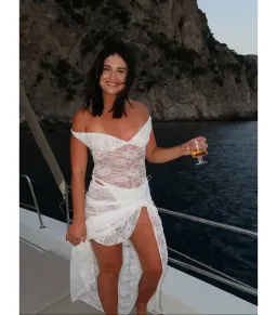 Natalie Rolt Aubrey Dress- White- Size 0 / AU 6 for rent on The Volte - image 2