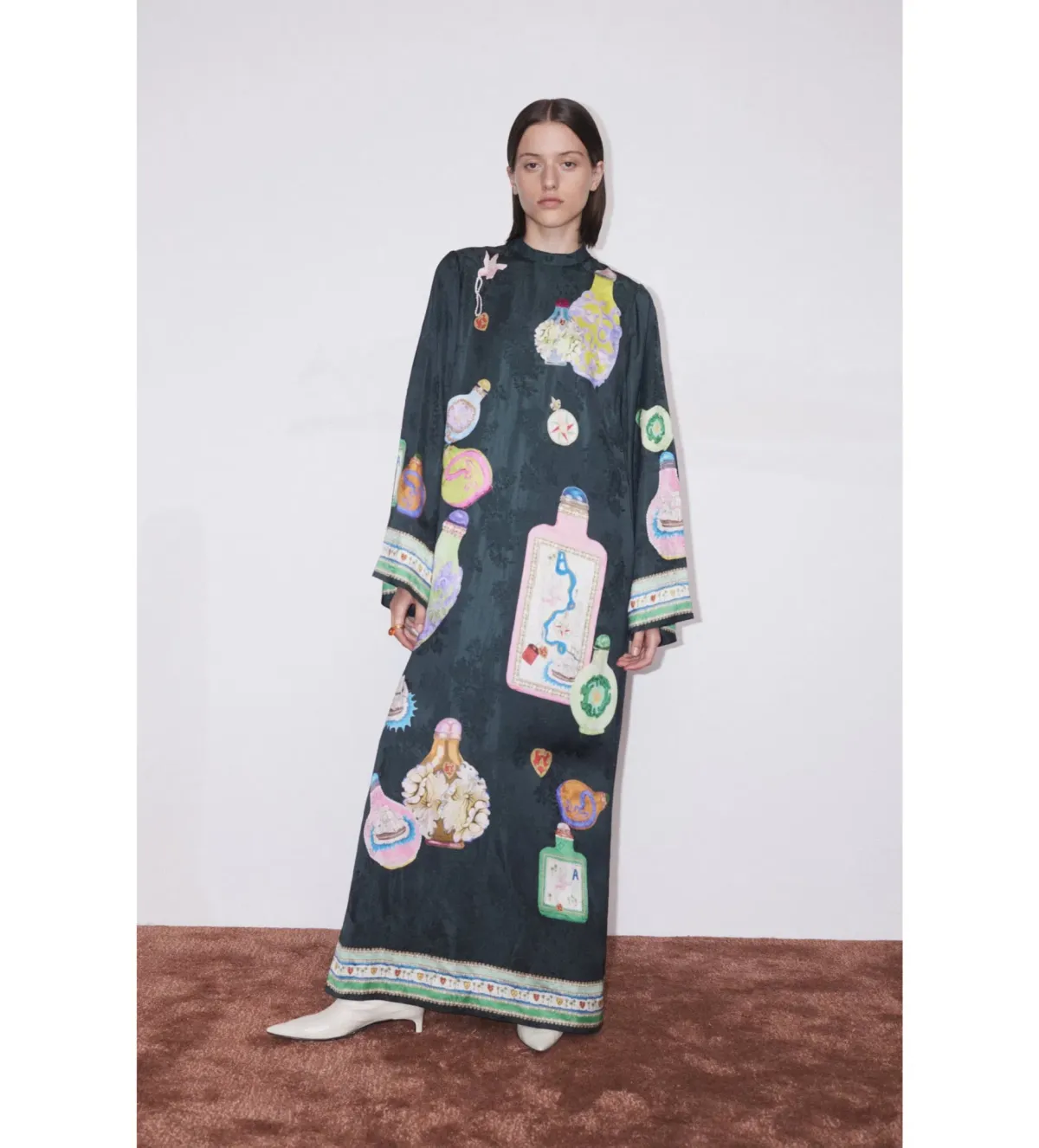 Alemais Royal Midi Dress Print Size AU 14 for rent on The Volte - main image