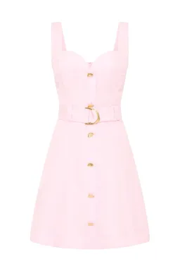 Aje Clay Belted Mini Dress Size 10 for rent on The Volte - image 2
