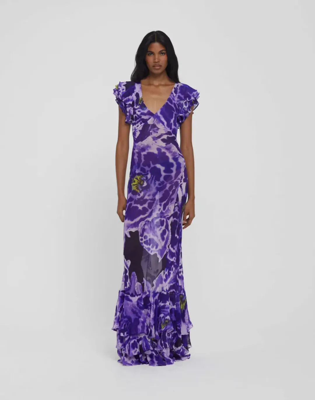 Rat and Boa Lucille Maxi Dress Multi Size 14 for rent on The Volte - main image
