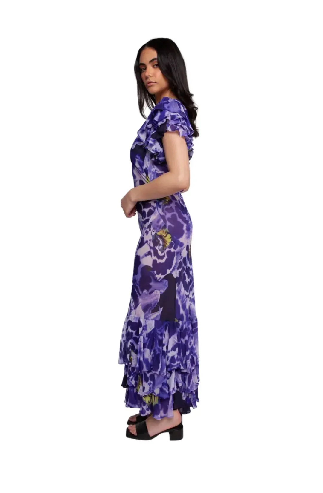 Rat and Boa Lucille Maxi Dress Multi Size 14 for rent on The Volte - main image
