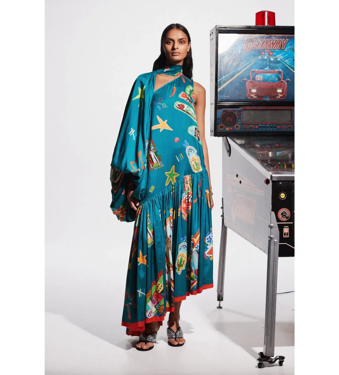 Alemais Rollers Maxi Print Size 6 for rent on The Volte - main image