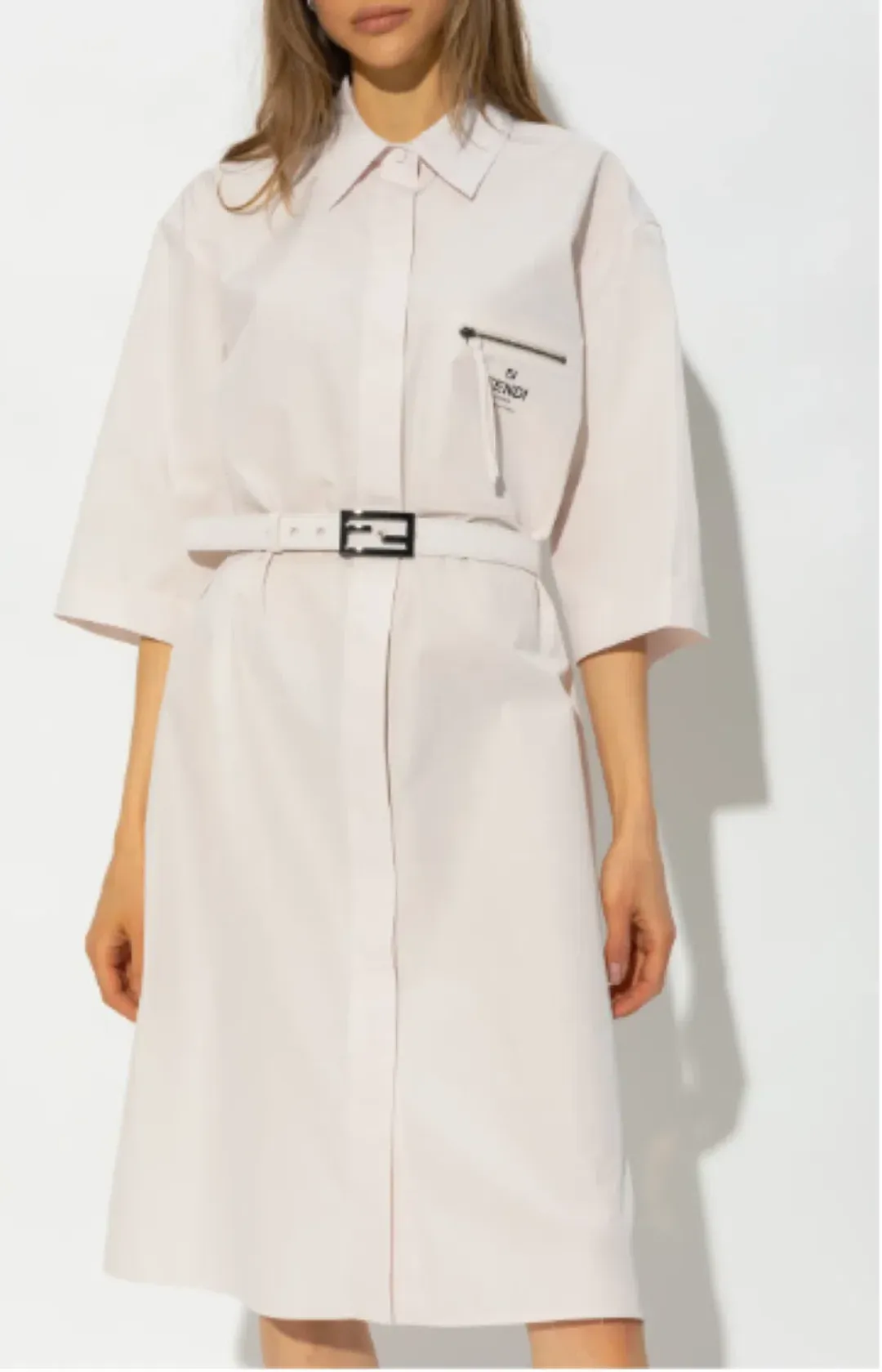 Fendi Oversized Shirt Dress Size 10 for rent on The Volte - main image