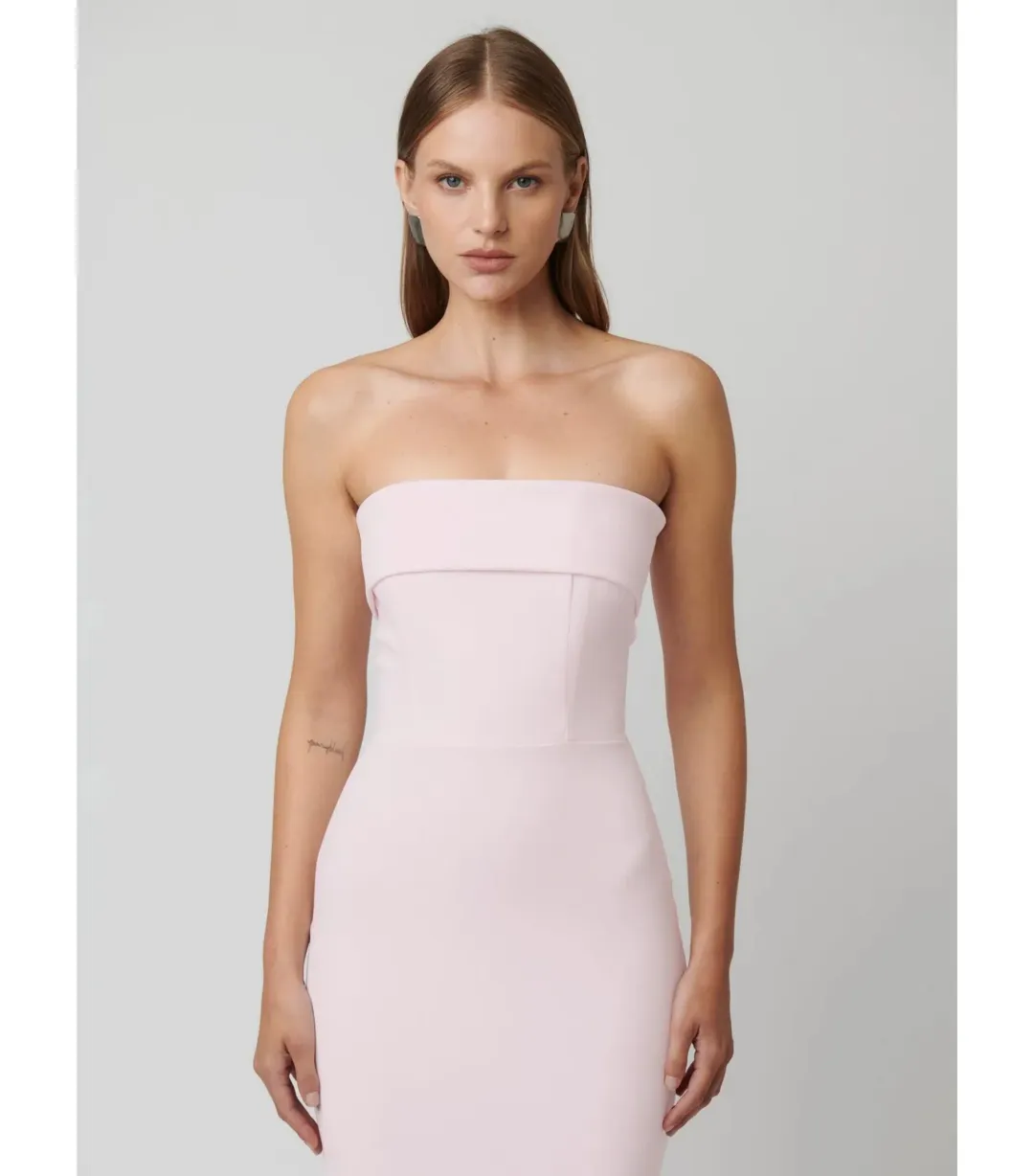 Effie Kats Monroe Gown Ice Pink Size L / AU 12 for rent on The Volte - main image