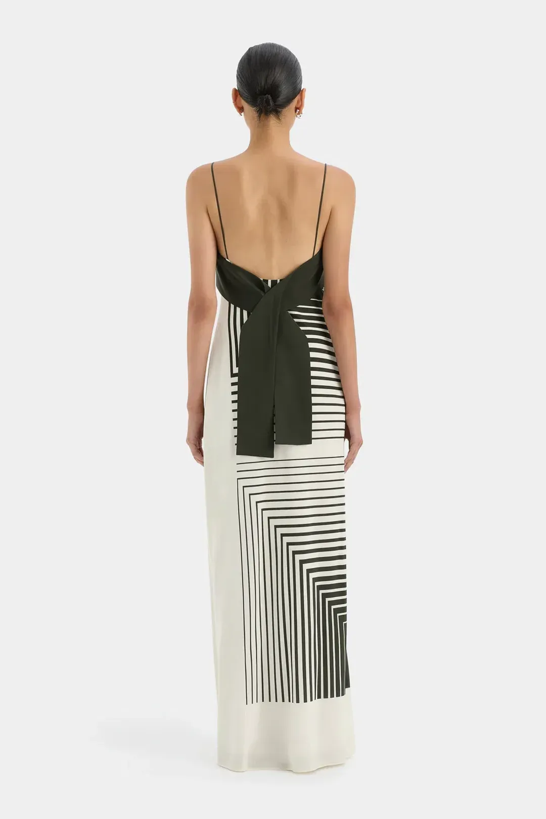 SIR The Label Leilana Slip Maxi Dress Print Size AU 12 for rent on The Volte - main image