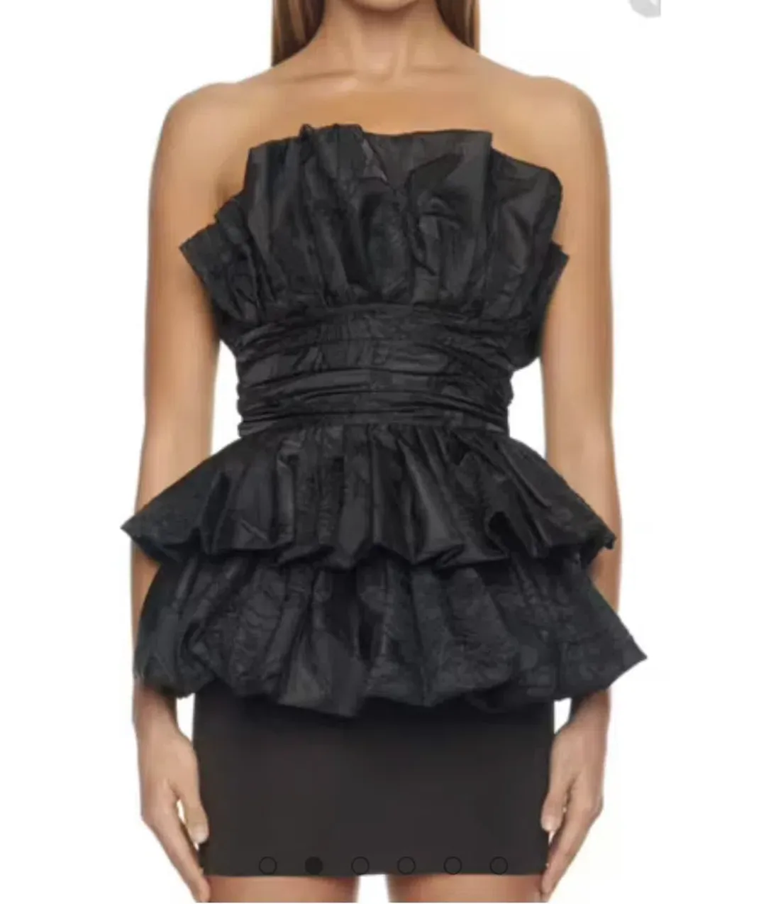 Eliya The Label Nina Top Black Size 10/M for rent on The Volte - main image