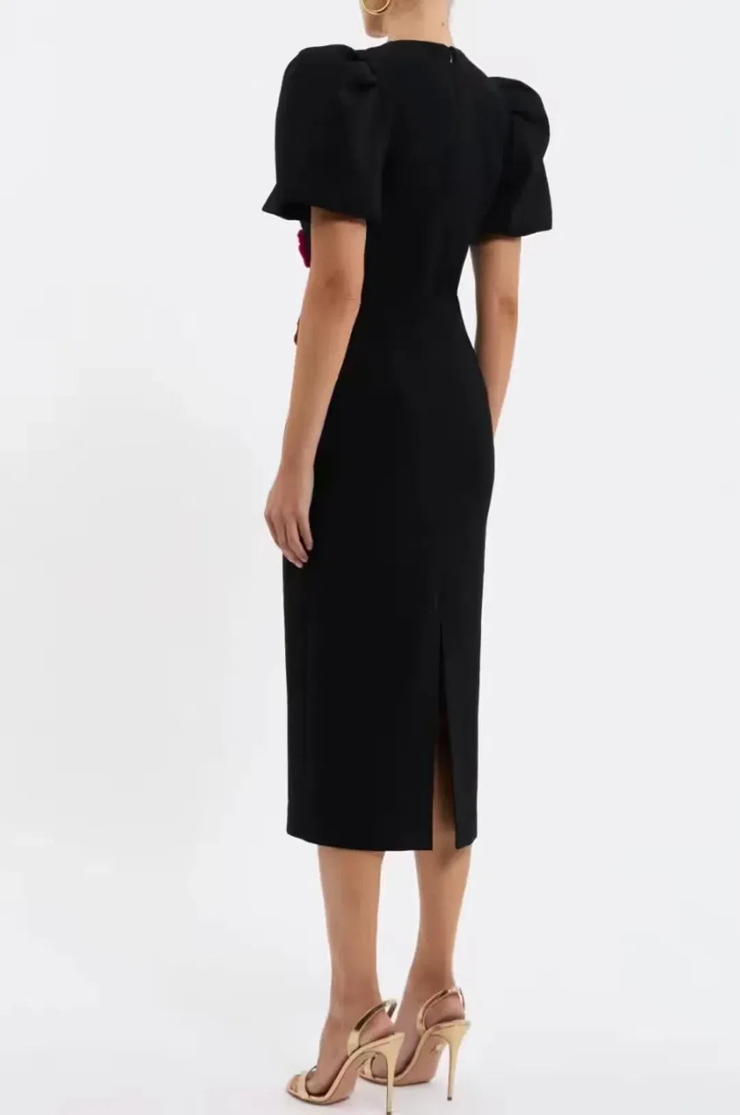 Rebecca Vallance Rosetta Midi Dress Size AU 8 for rent on The Volte - main image