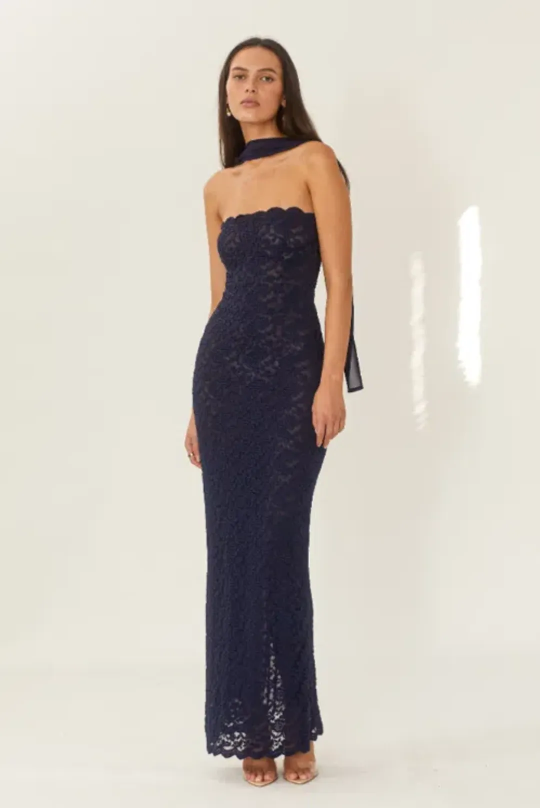 Arcina Ori Meredith Dress Navy Size 10 (M) for rent on The Volte - main image