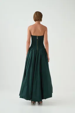 Aje Spatial Maxi Dress in Bonsai Green Size 10 for rent on The Volte - image 5