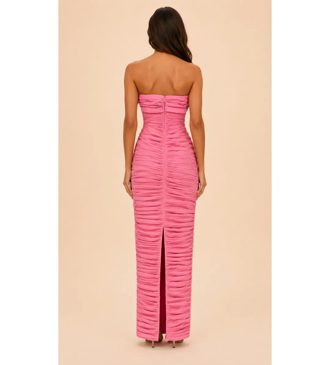 Rachel Gilbert Jensen Gown in Pink Size 1/AU8 for rent on The Volte - main image