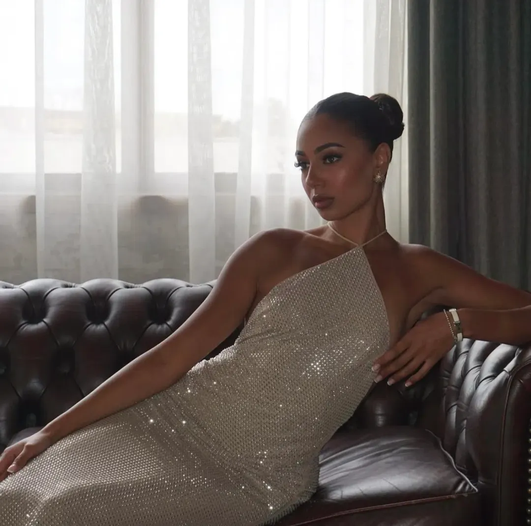 Lawrenzia Naomi Dress Sequin Size 8 for rent on The Volte - main image
