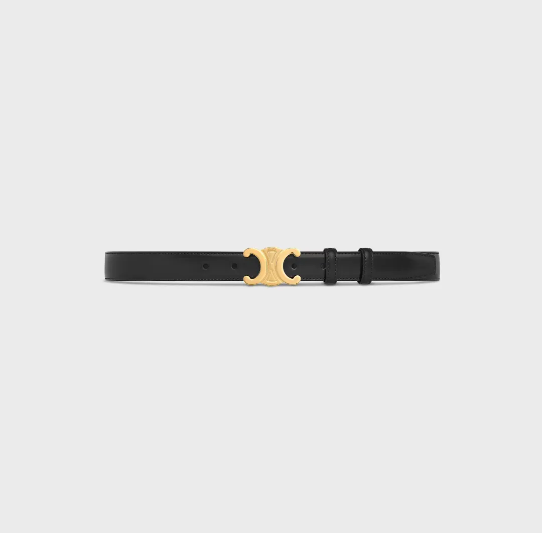 Celine Triomphe Belt Medium Black Size AU 10 for rent on The Volte - main image