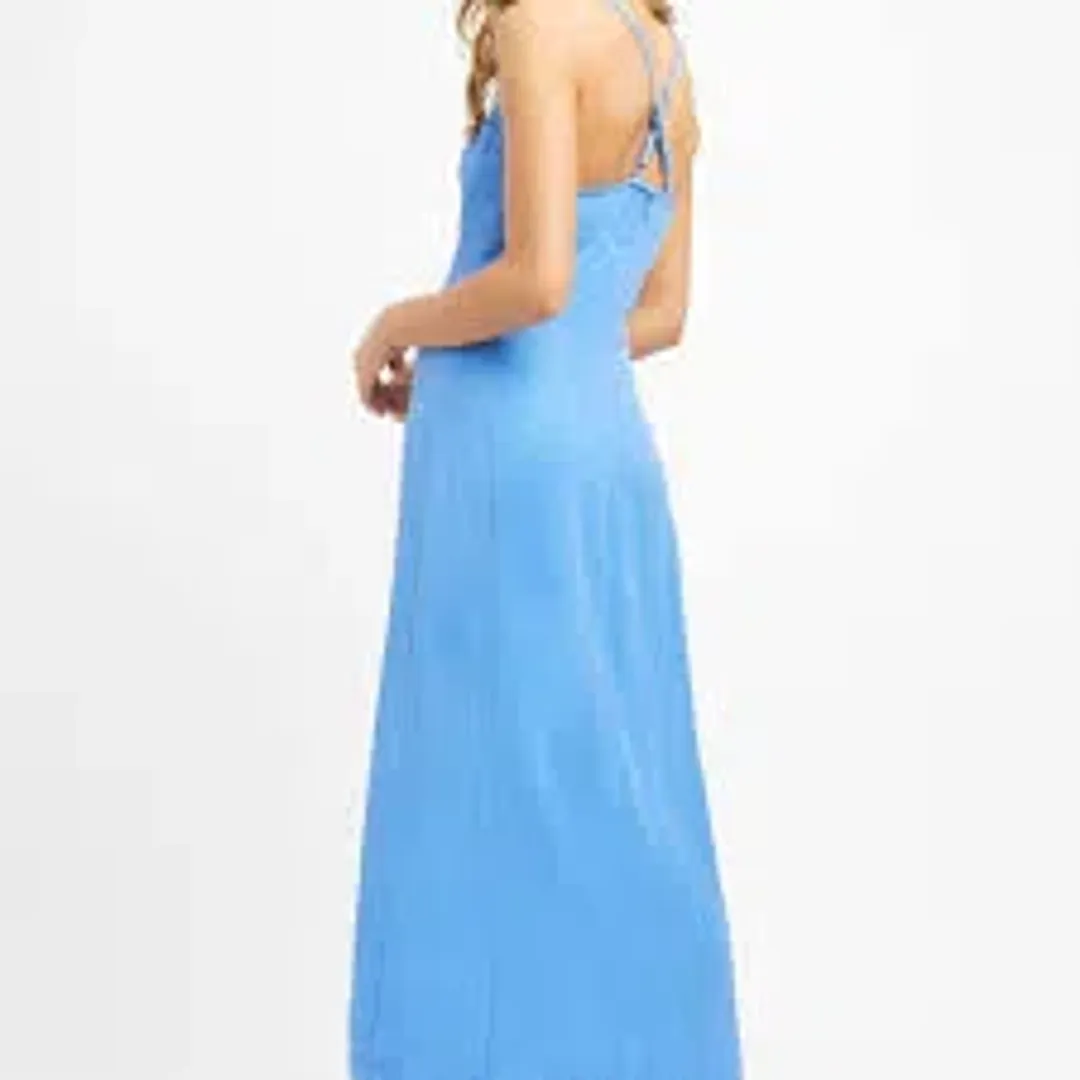 Kookai Clarissa Midi Dress Blue Size 8 for rent on The Volte - main image