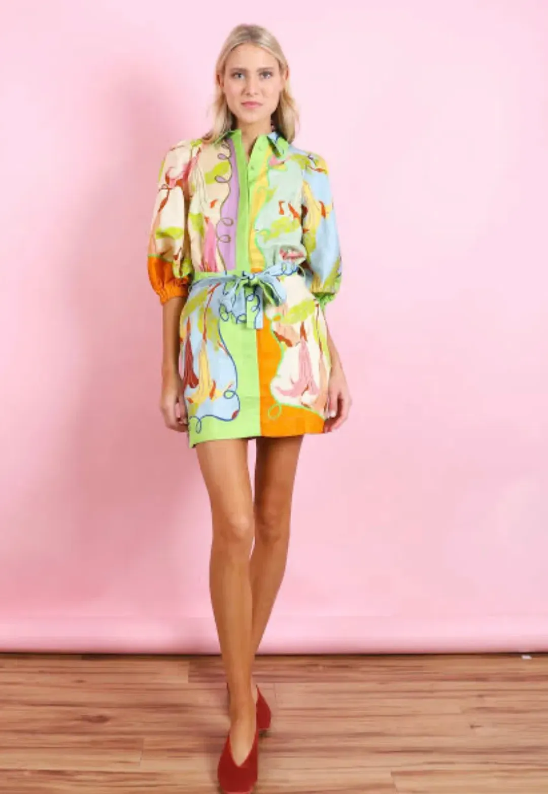 Alemais Rafaela Mini Dress Size 8  for rent on The Volte - main image