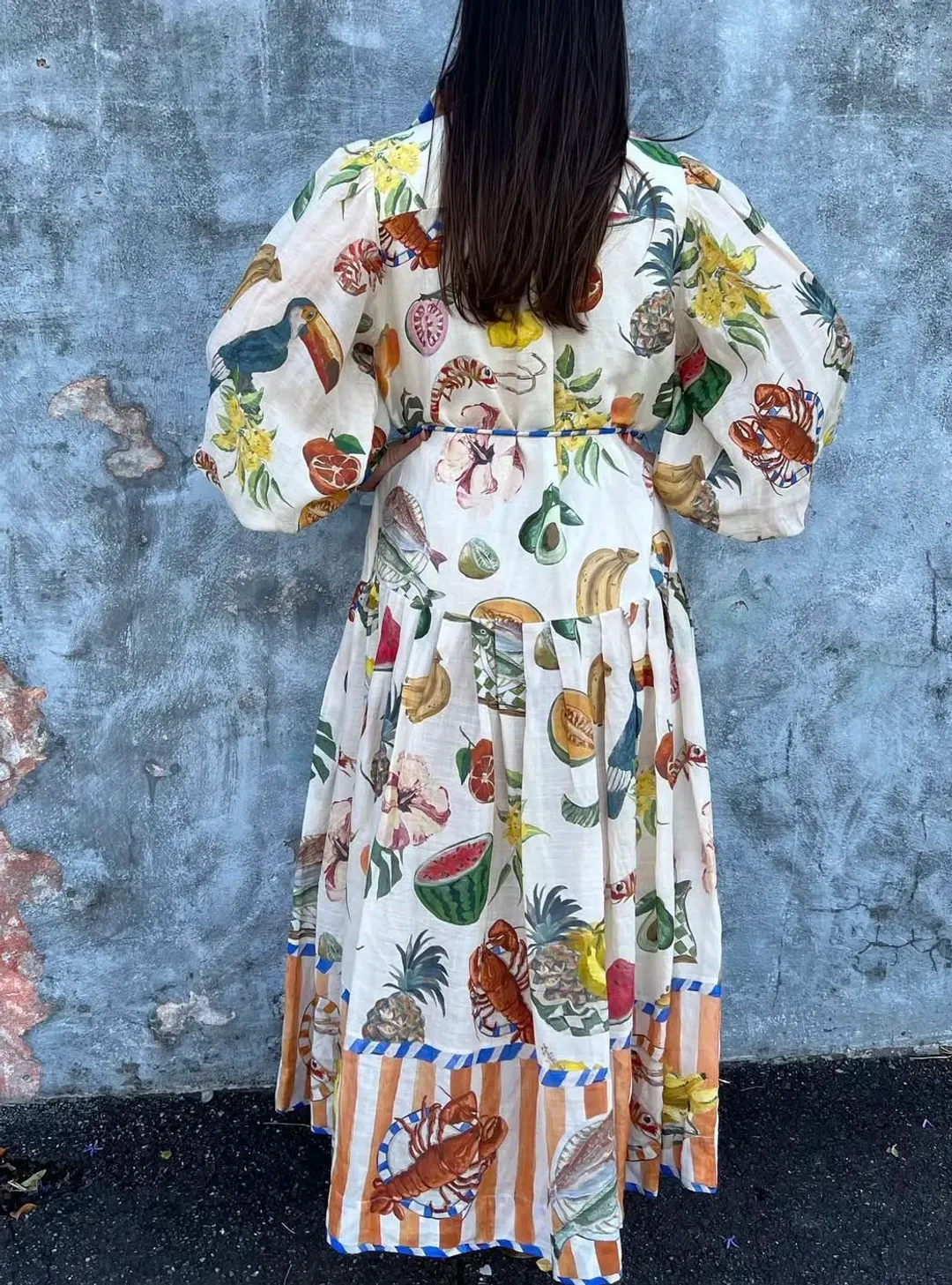 Alemais Theo ShirtDress Multi Size 10 for rent on The Volte - main image