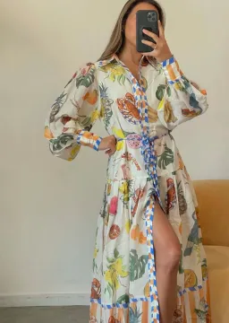 Alemais Theo ShirtDress Multi Size 10 for rent on The Volte - image 2