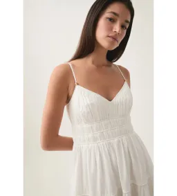 Aje Pendulum Maxi Dress Ivory Size AU 10 for rent on The Volte - image 3
