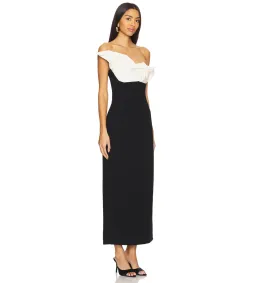 Rachel Gilbert Cassidy Dress in Black and Coconut Size 12 for rent on The Volte - image 2