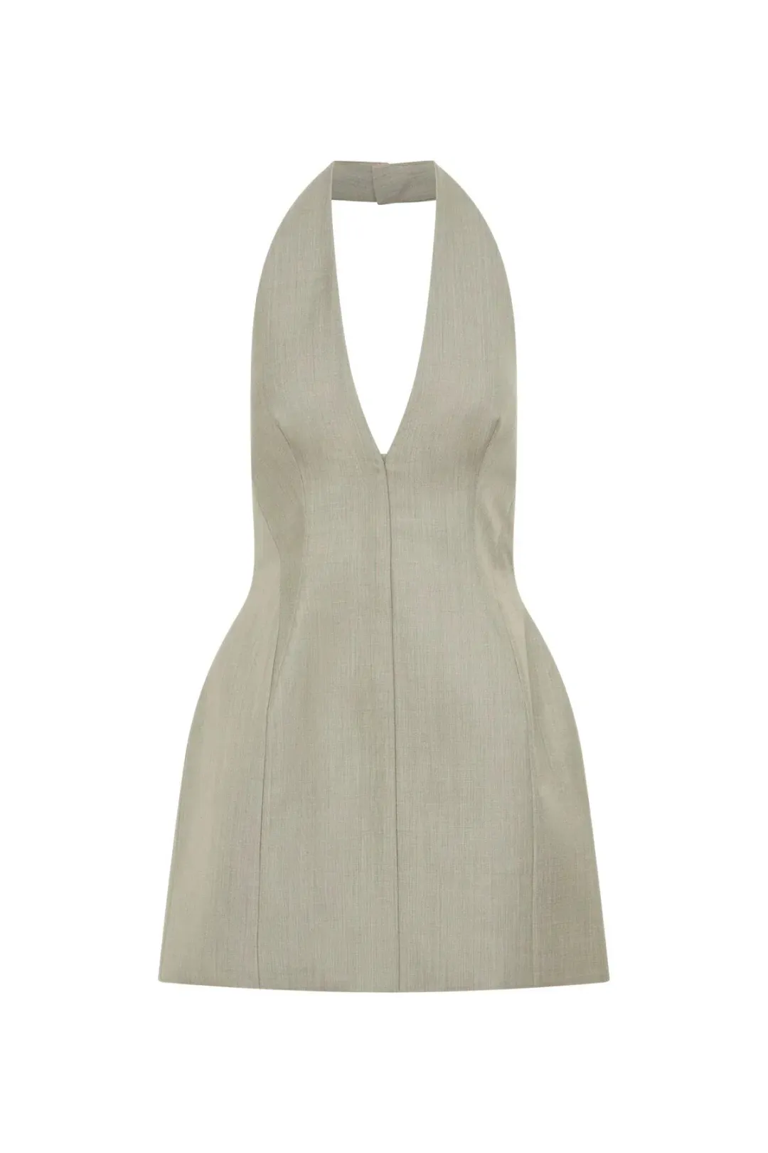 Camilla and Marc Pompidou Mini Dress Olive Marle Size 8 for rent on The Volte - main image