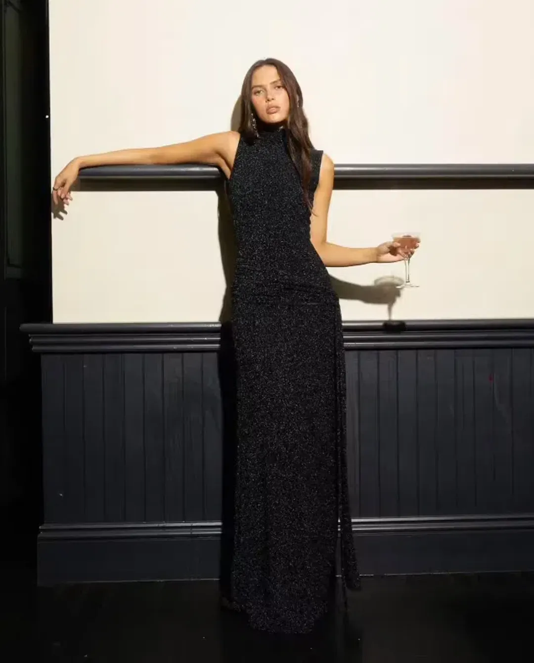 Arcina Ori Monica Dress Midnight Blue Size M / AU 10 for rent on The Volte - main image