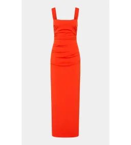 Sir the Label Dahlia Balconette Gown in Tangerine Red Size AU 8 for rent on The Volte - image 4