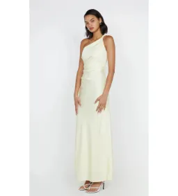 Bec & Bridge Lunetta Asym Dress Ice Yellow Size AU 8 for rent on The Volte - image 2