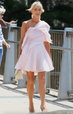 AJE Genesis Mini Dress Soft Pink Size AU 10 for rent on The Volte - image 5