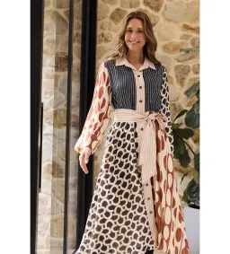 Brave + True Lucy Vienna Midi Dress Print Size M/AU 12 for rent on The Volte - image 3