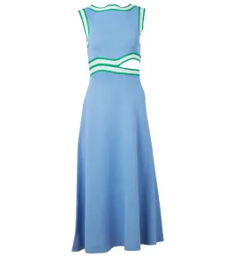 Rachel Gilbert Elias Midi Dress Blue Size M / Aus 10 for rent on The Volte - image 3
